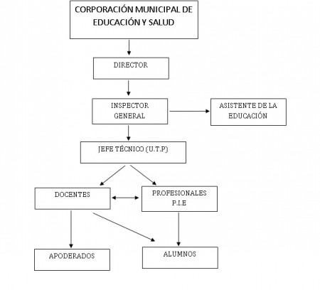 Organigrama de la escuela